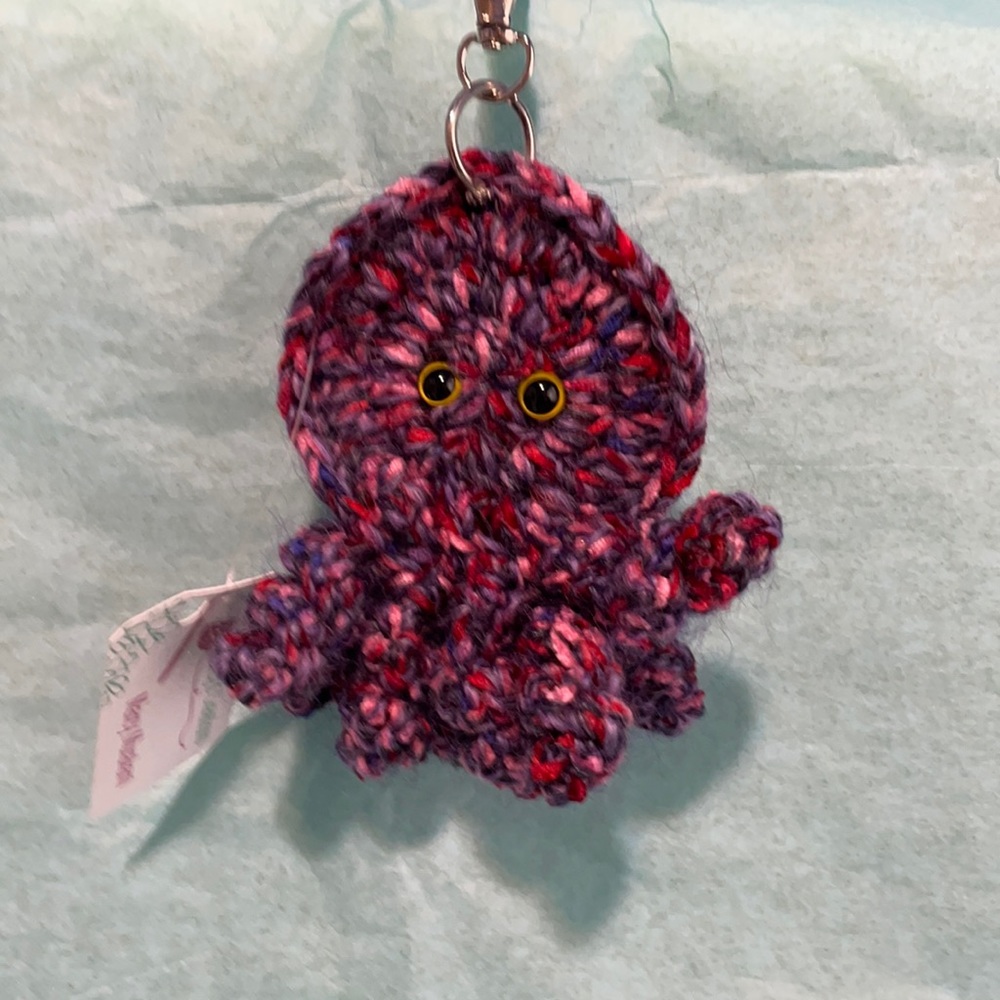 Sweet octopus 🐙 keychain. Handcrafted with love ❤️